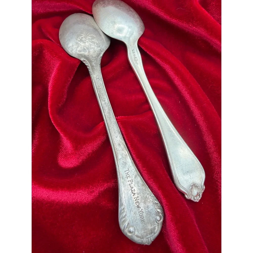 The Plaza New York Hotel Rare Vintage Silver Plated Spoon Reed & Barton 1 per